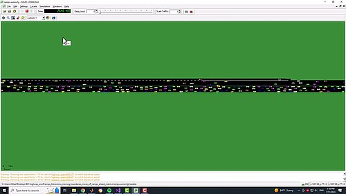 No-control case, TrafficFluid DSSL TUC